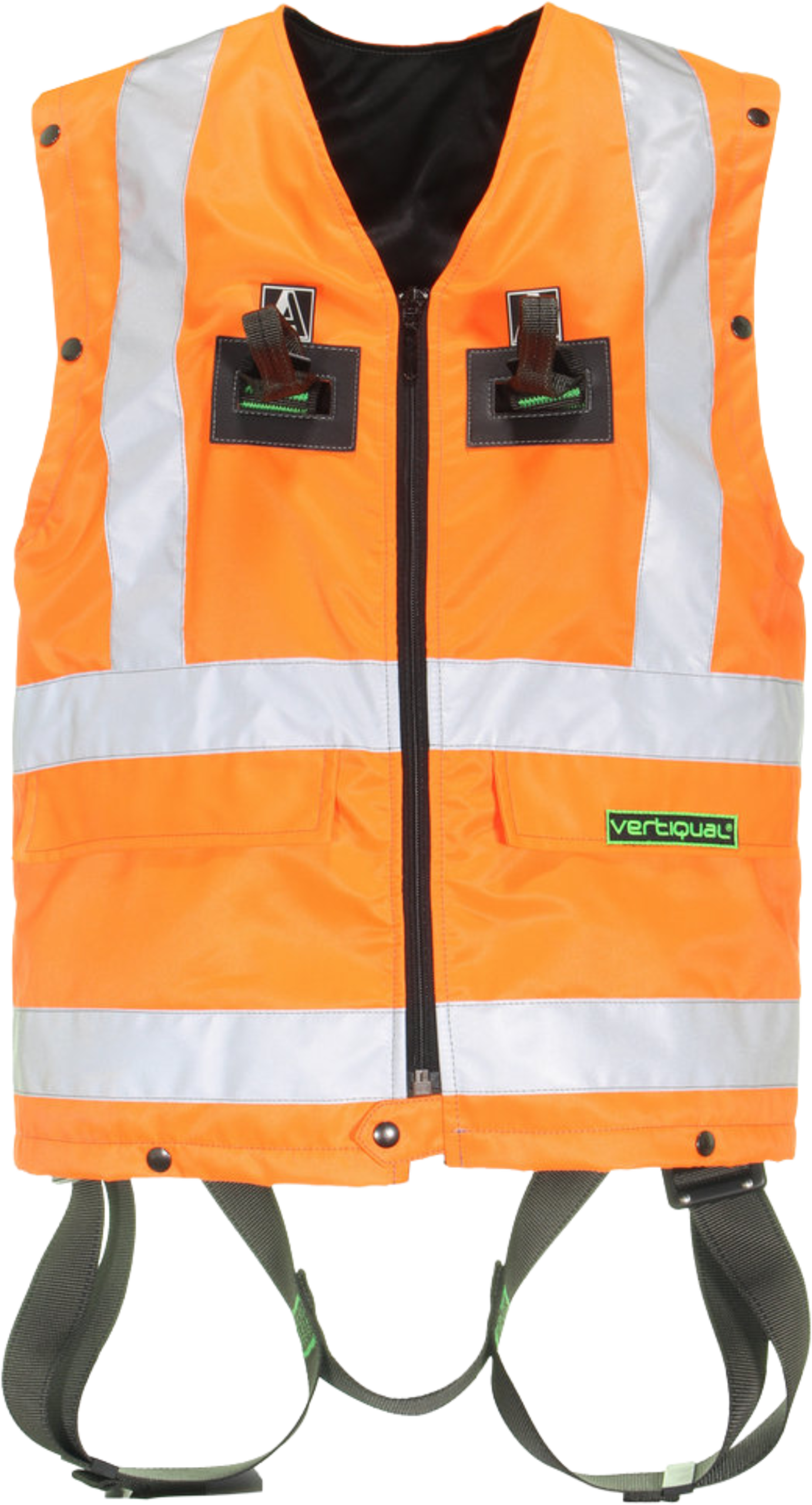 Harnașament de bază cu vestă Hi-Vis Highlight Auto Safety Jogger - Portocaliu