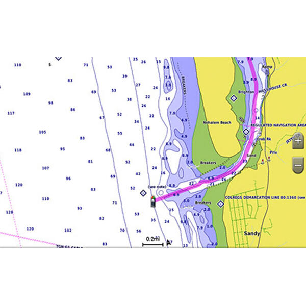 Hartă Navală Dunăre Garmin - Navigație Precisă, Detalii Topografice - 2