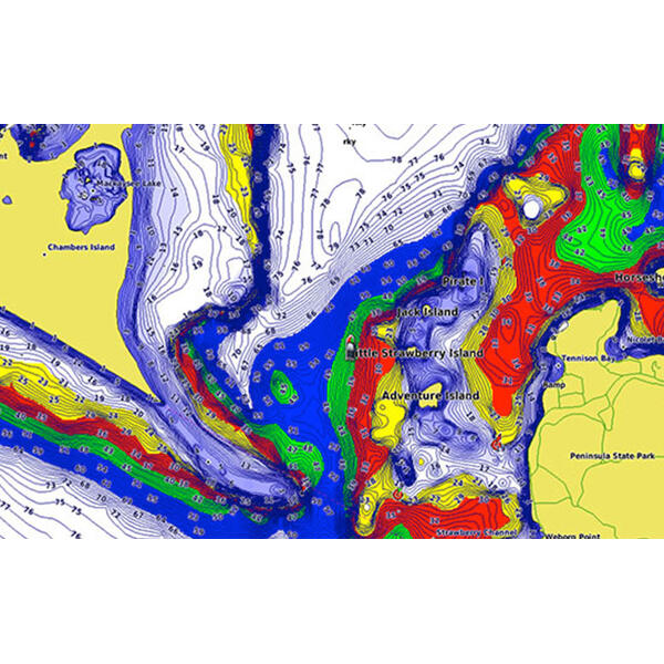 Hartă Navală Dunăre Garmin - Navigație Precisă, Detalii Topografice - 3