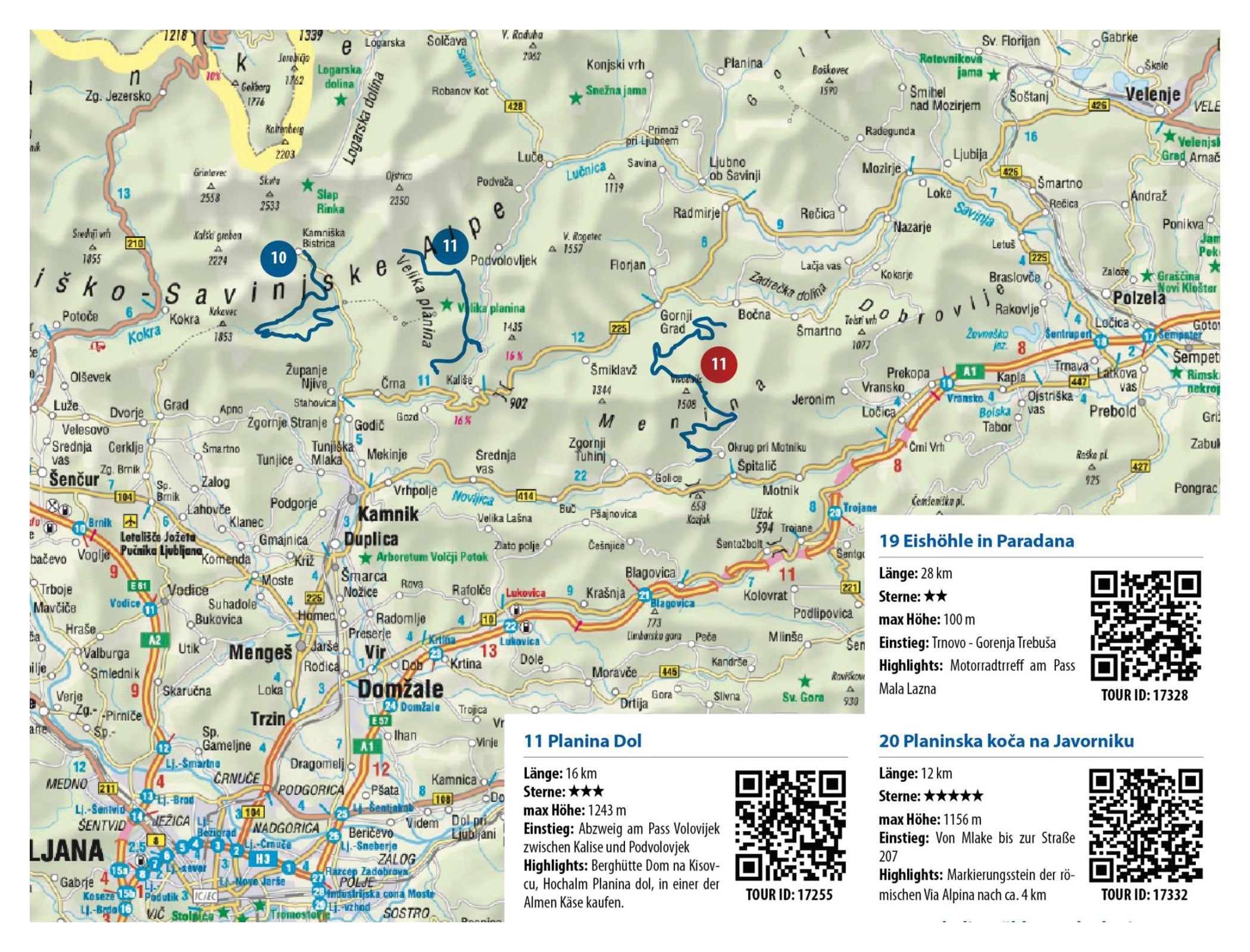 Hărți Offroad Slovenia Croația FolyMap - Rezistente, Peste 50 Trasee