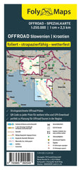Hărți Offroad Slovenia Croația FolyMap - Rezistente, Peste 50 Trasee