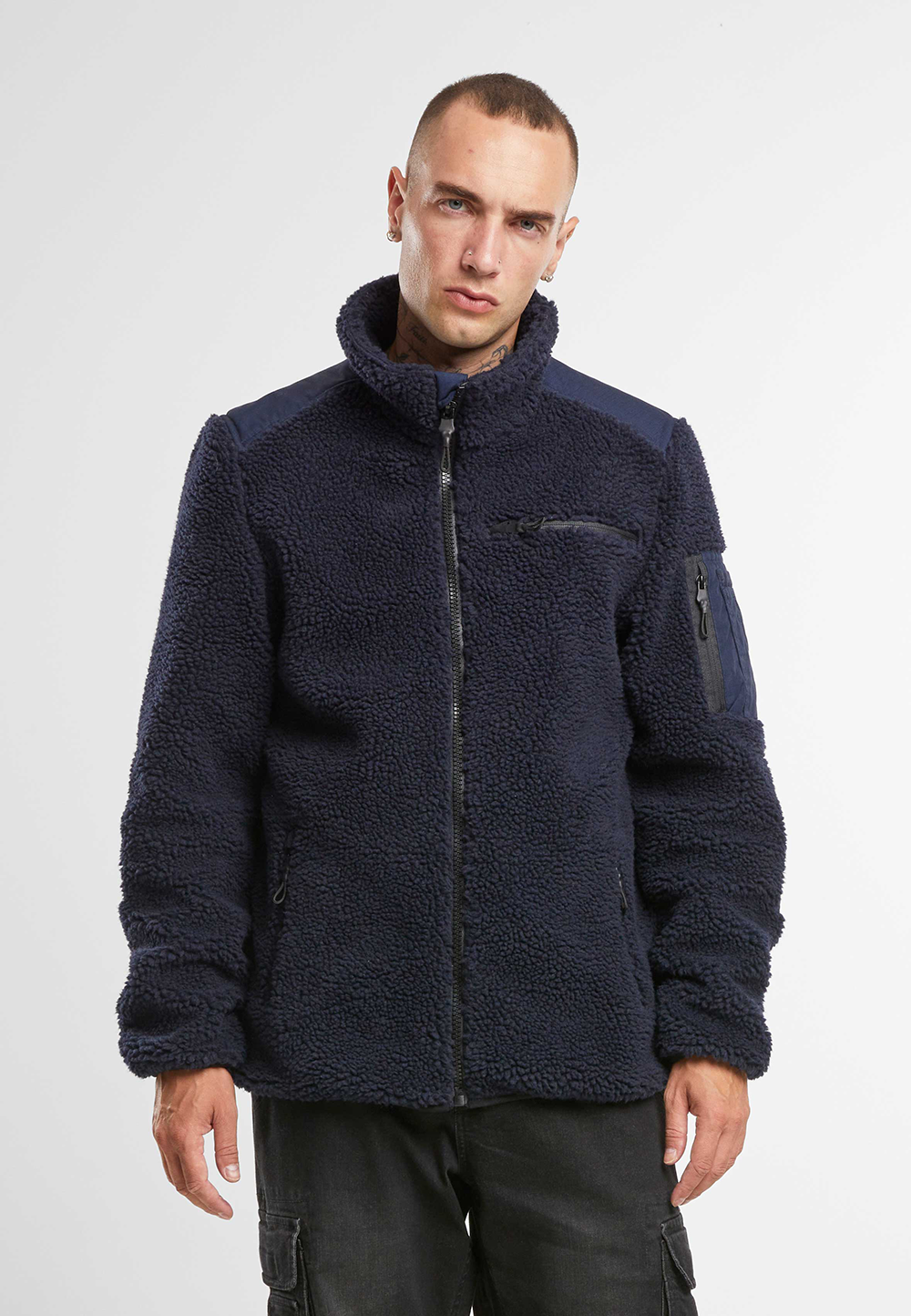 Hnaorac Ramble Teddyfleece Navy Brandit - Caldura si Mobilitate