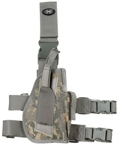 Holster de Picior Tactic AT-digital MFH - Pentru Dreptaci, 2 Curele Ajustabile