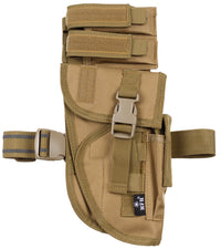 Holster de picior Tactic Coyote MFH - Dreptaci, Molle