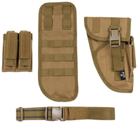 Holster de picior Tactic Coyote MFH - Dreptaci, Molle