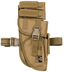 Holster de picior Tactic Coyote MFH - Dreptaci, Molle
