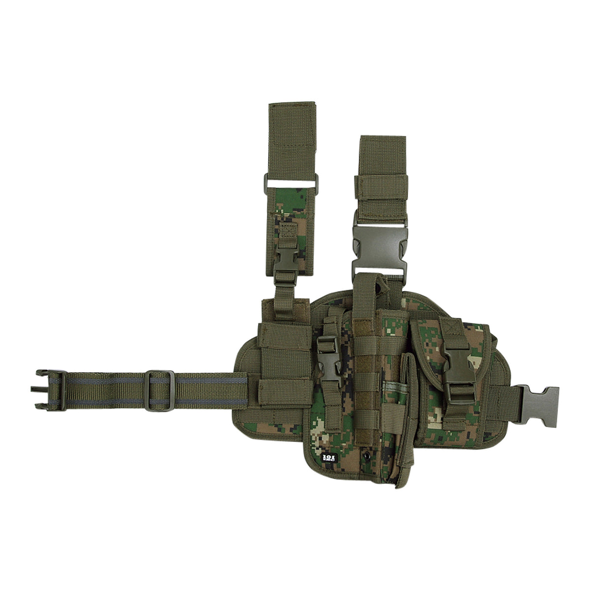 Holster Picior Hip Molle Leg Holster Rechts Digital Camo - Acces Rapid & Siguranță