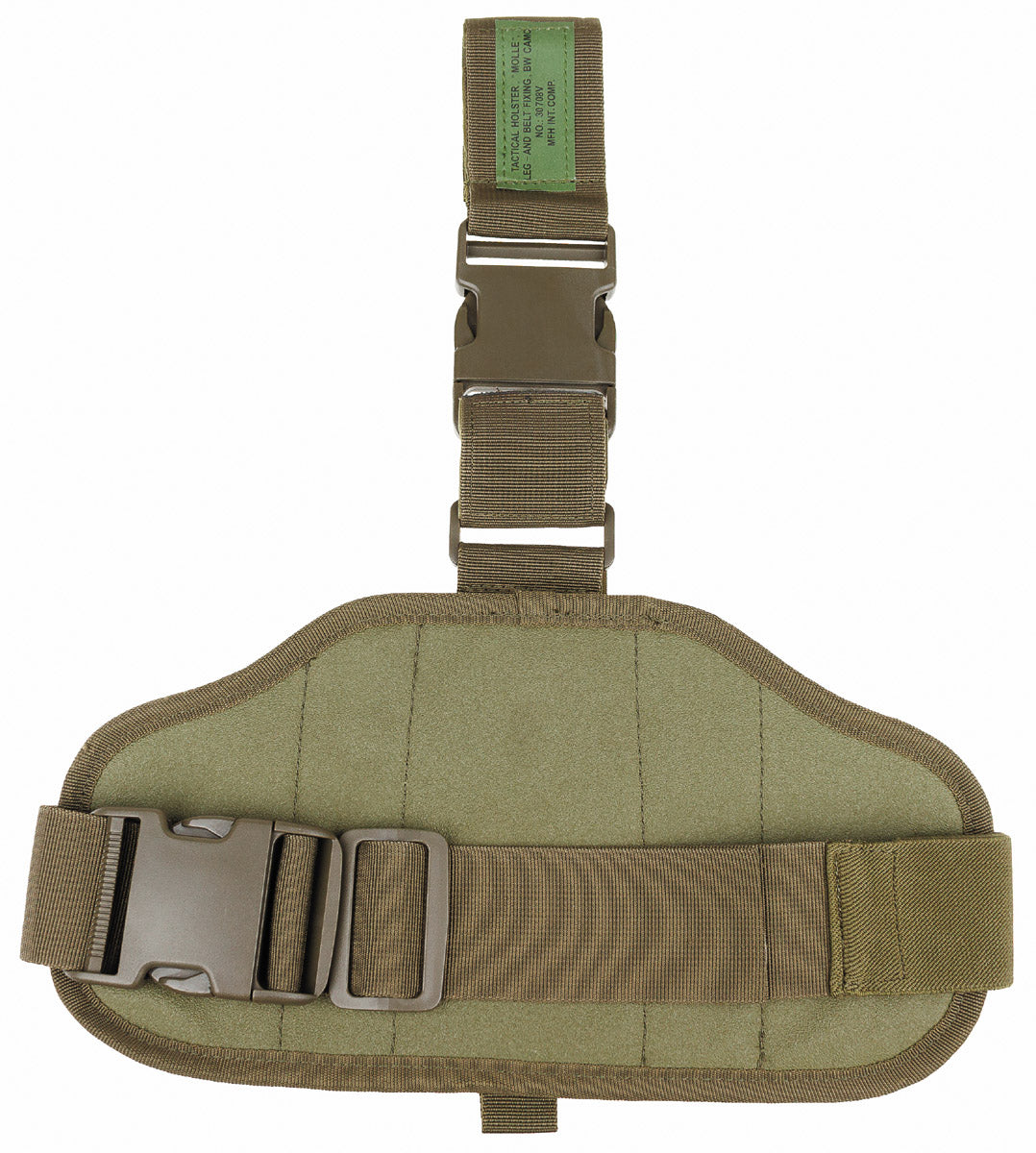 Holster Picior Pistol MOLLE Dreapta Flecktarn MFH - Pentru Dreptaci, Bucle MOLLE
