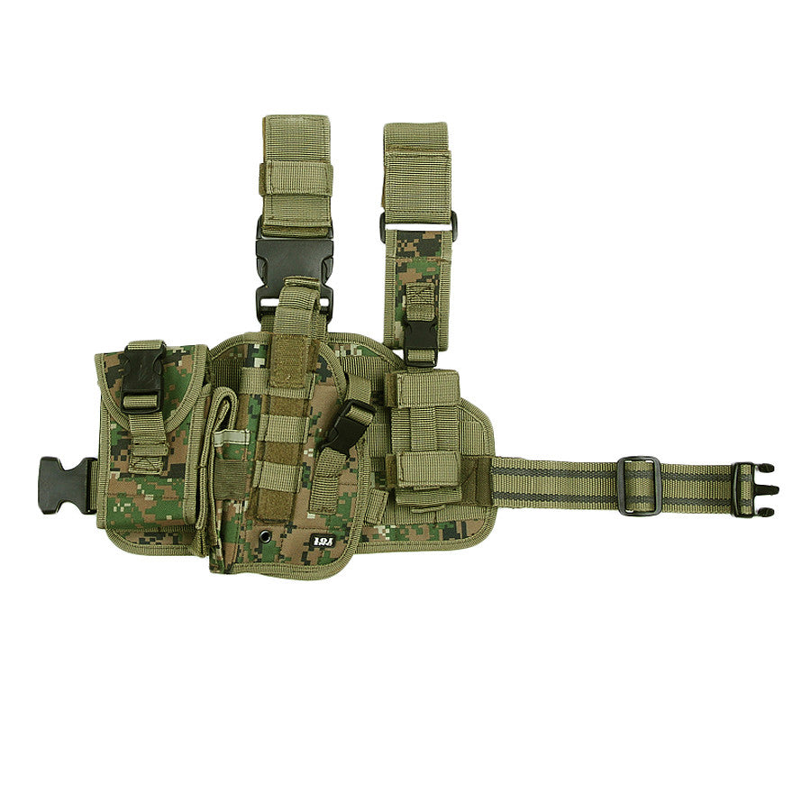 Holster Picior Stânga Hip Molle Digital Camo - Acces Rapid și Sigur