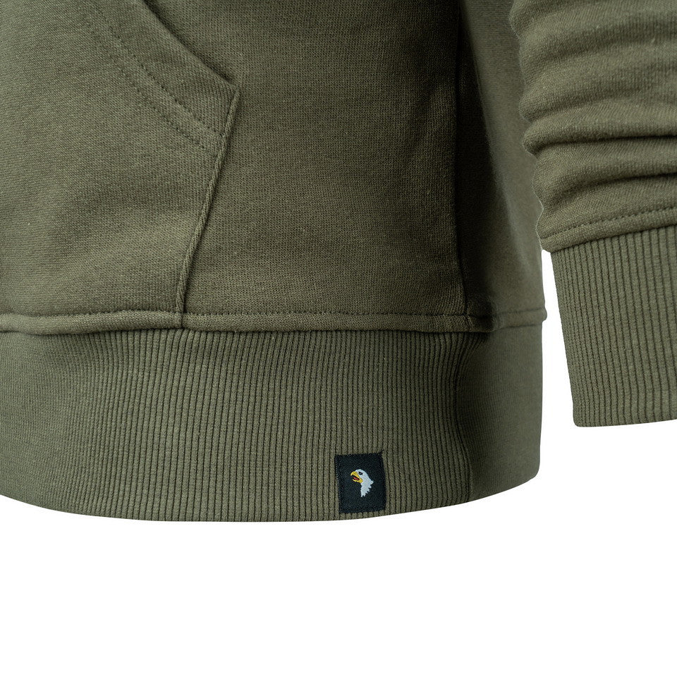 Hoodie 101st Airborne Eagle Verde - Simbol al Curajului și Rezistenței