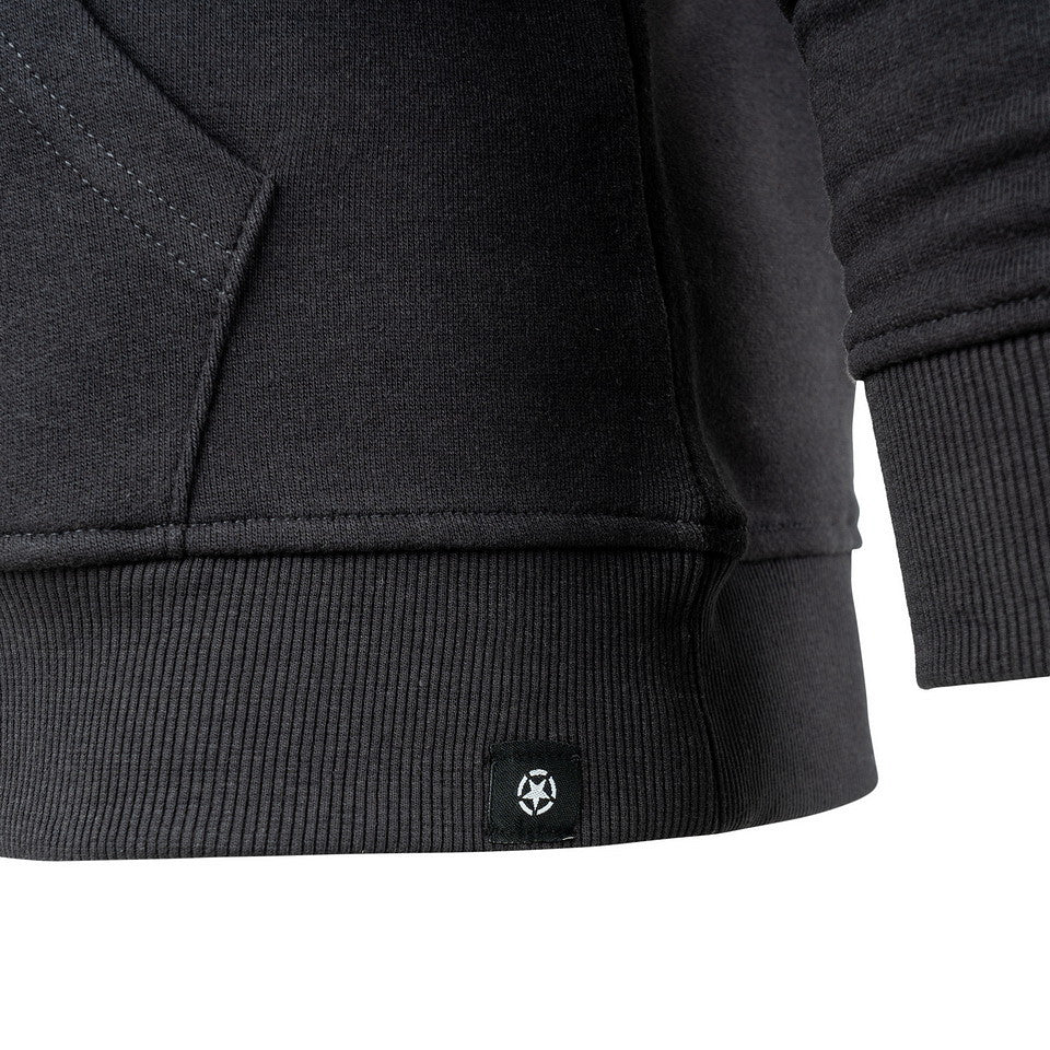 Hoodie Allied Star Dark Grey - Confort Tactic. Spirit de Luptă.