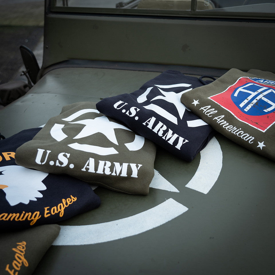 Hoodie Allied Star Dark Grey - Confort Tactic. Spirit de Luptă.