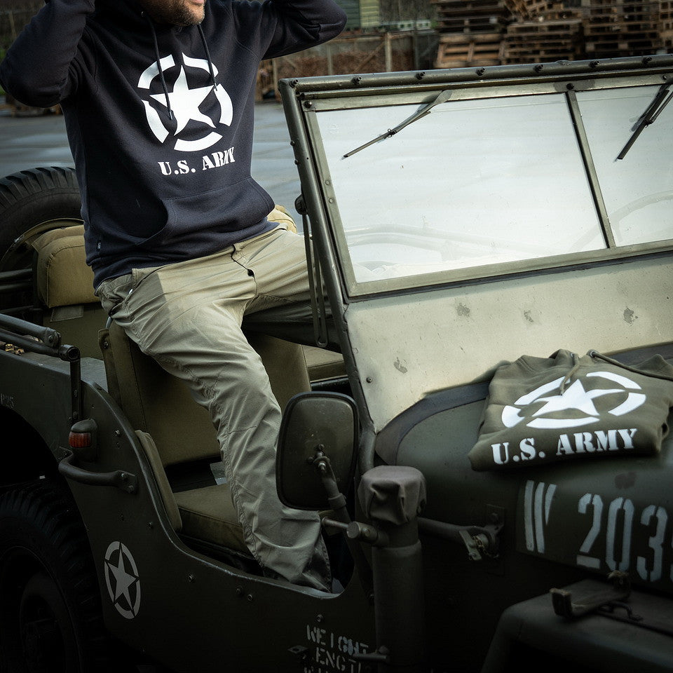Hoodie Allied Star Dark Grey - Confort Tactic. Spirit de Luptă.