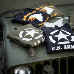 Hoodie Allied Star Groen - Spirit de Luptă Autentic