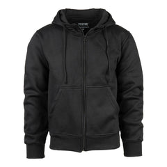 Hoodie cu Fermoar B-Keus Negru - Confort Durabil la Preț Imbatabil