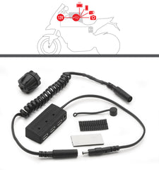 Hub Alimentare S111 Power Hub - 3x USB, 1x 12V DIN