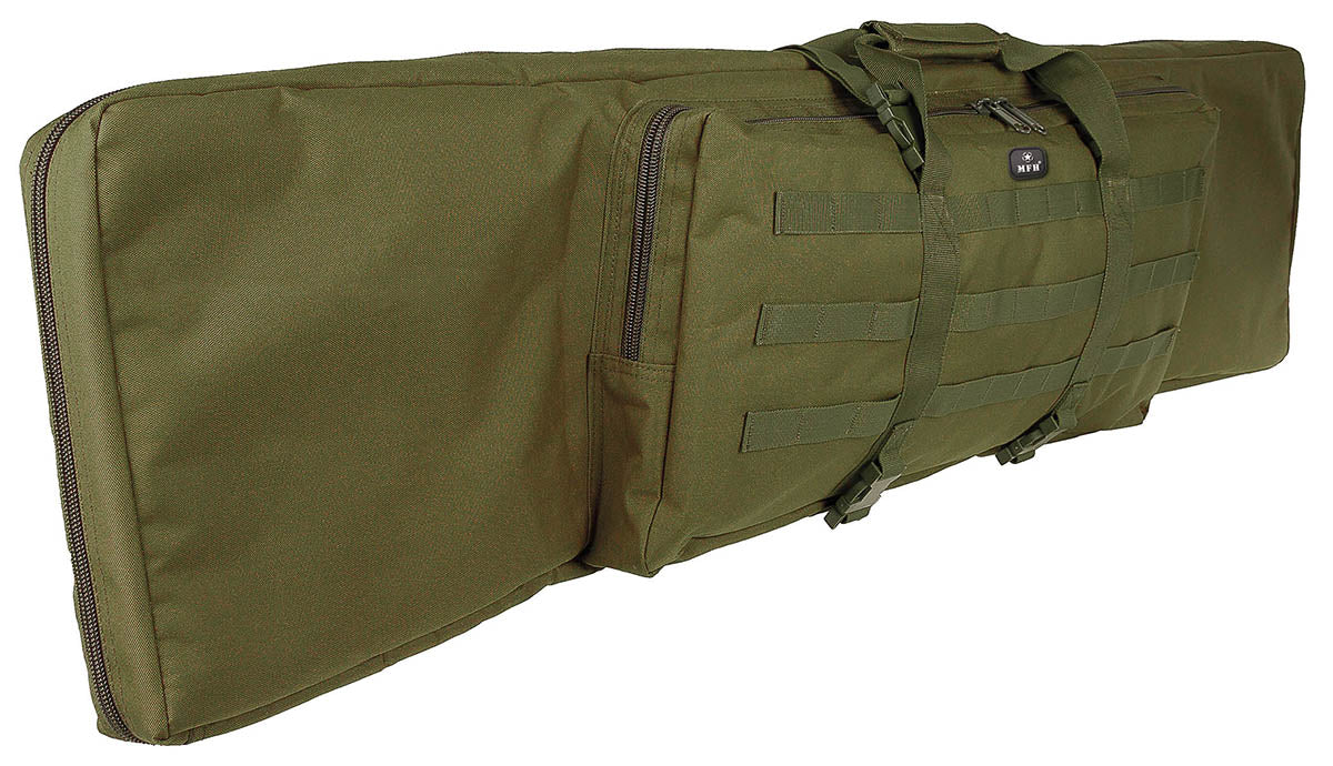 Husă Armă 'Large' Oliv MFH - Pentru 2 Arme, Rucsac Convertibil