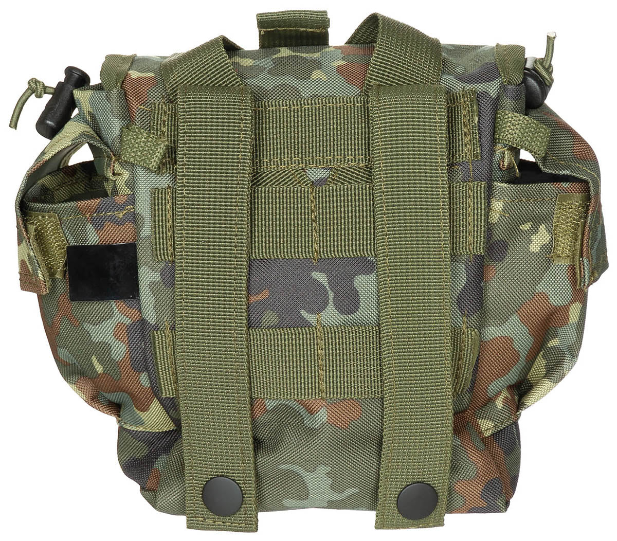 Husă Bidon MOLLE Flecktarn MFH - Compatibil bidon 1L, Prindere MOLLE