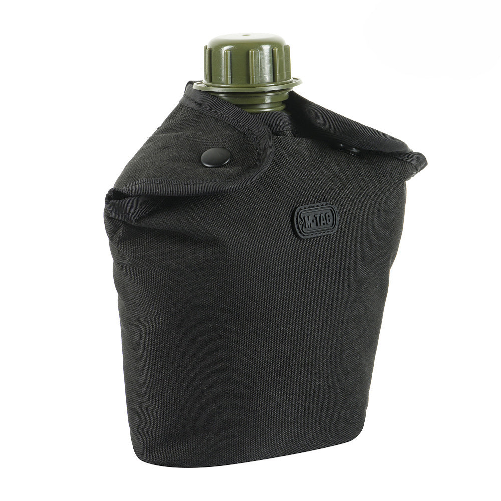 Husa Bidon MOLLE M-Tac - Negru, Drenaj Ușor