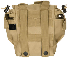 Husă bidon tactic MOLLE Coyote MFH - Compatibil bidon 1 Qt, Sistem prindere MOLLE