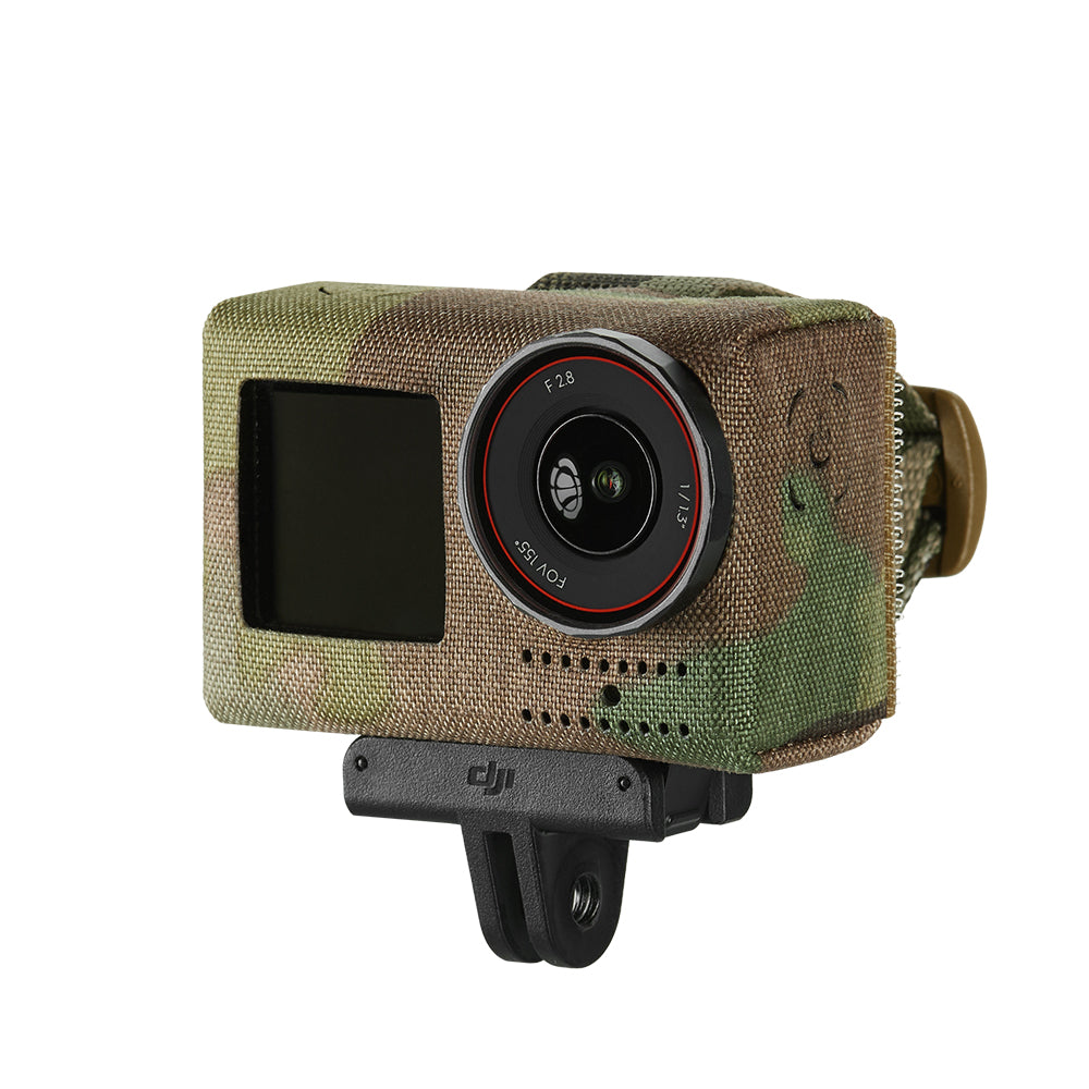Husă Cameră Action 5 Pro M-Tac Multicam – Cordura Squadron, Decupaje LaserCut - poza 1
