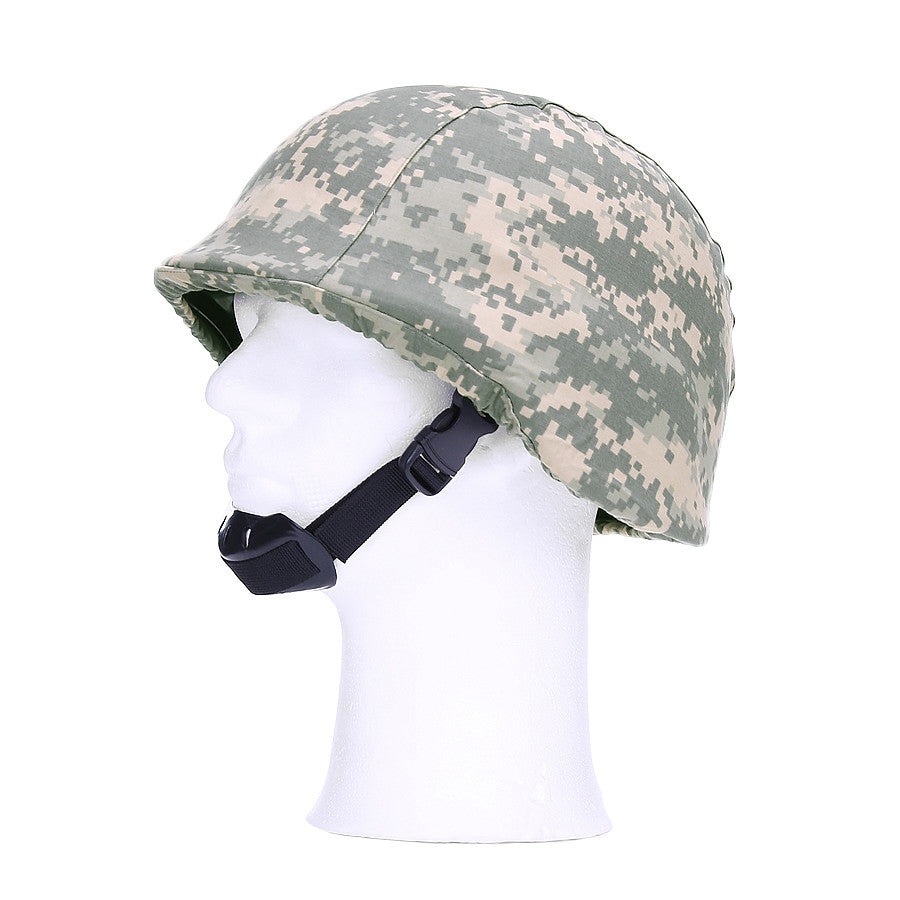 Husa Cască Bumbac ACU - Camuflaj Eficient în Teren