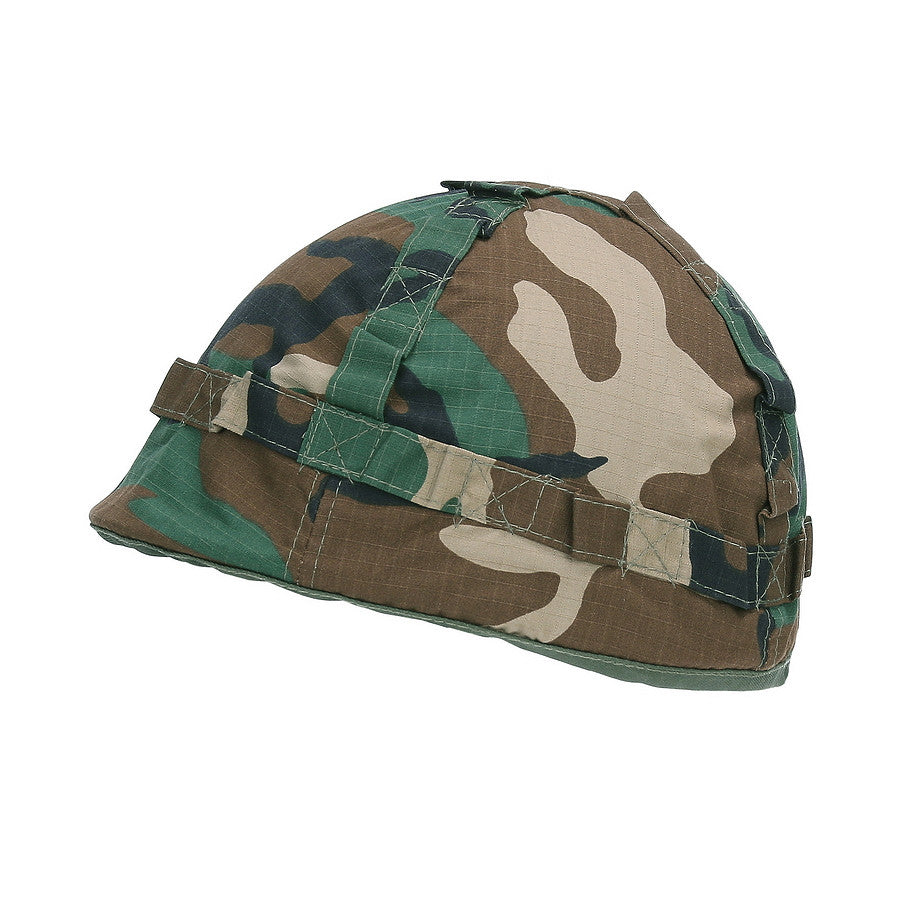 Husă Cască Copil Woodland - Camuflaj Tactic și Protecție Robustă