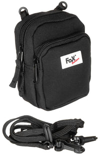 Husă Foto Neopren Negru FoxOutdoor - Curea detașabilă, Prindere centură