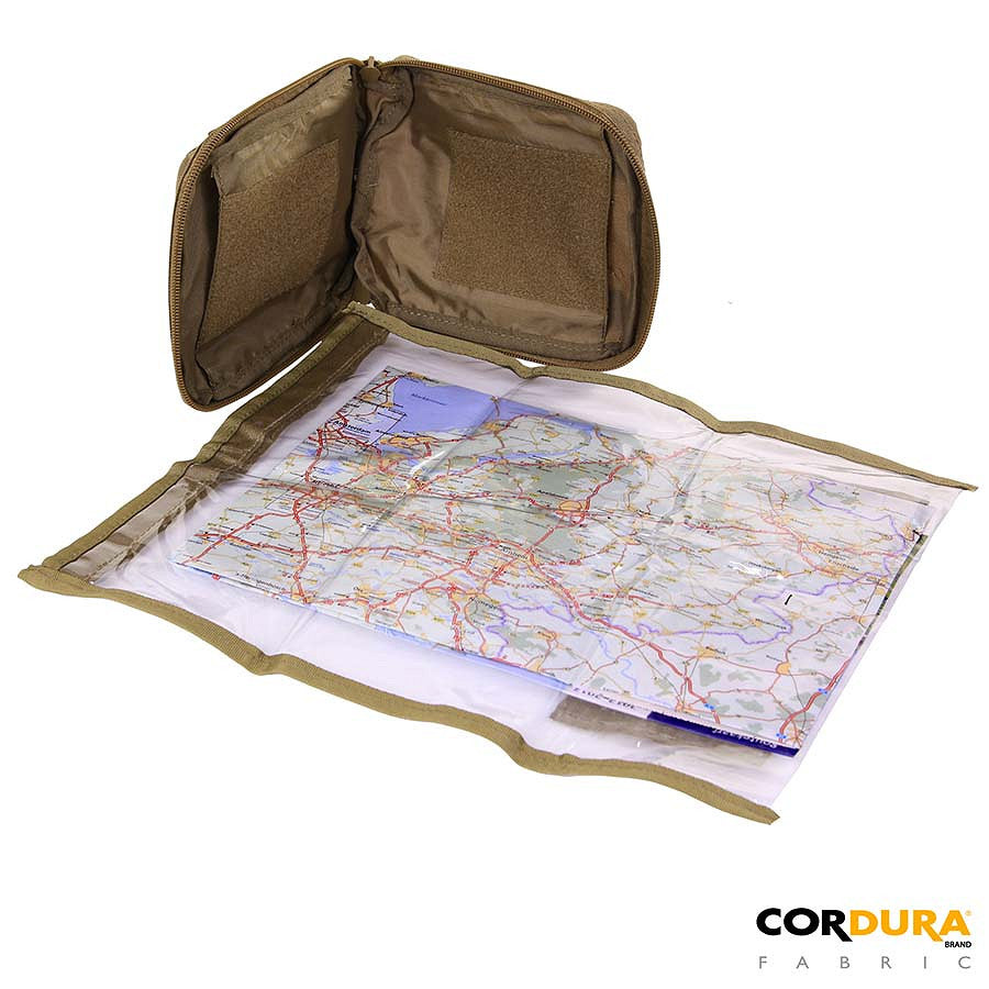 Husă Hartă Map Pouch Contractor Cordura Coyote - Organizare Esențială în Teren