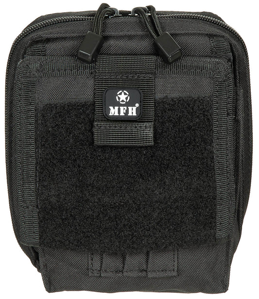 Husă Hartă MOLLE Negru MFH - Detașabilă, Compartiment Transparent