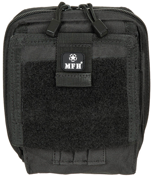 Husă Hartă MOLLE Negru MFH - Detașabilă, Compartiment Transparent
