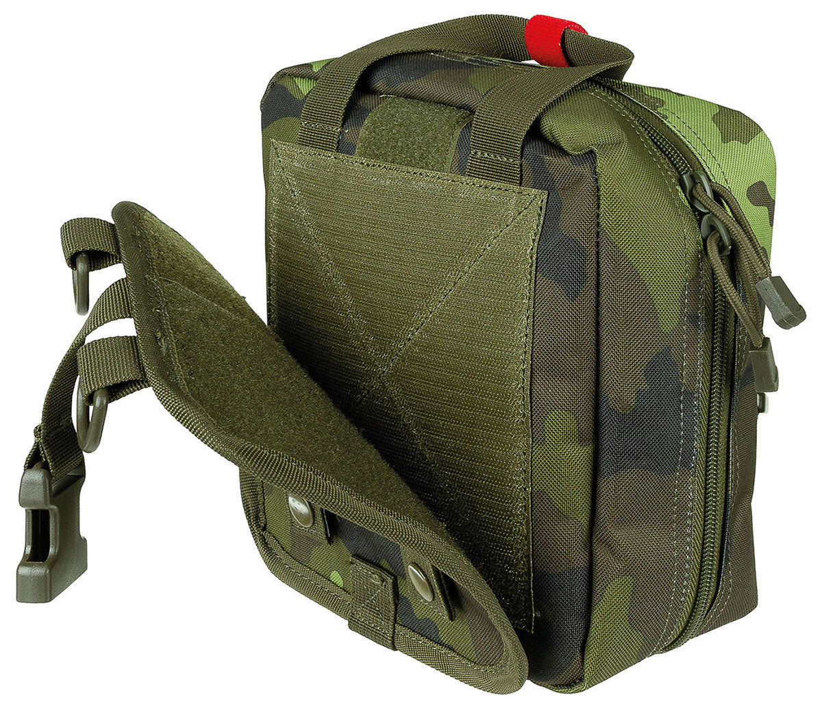 Husă IFAK MOLLE M95 CZ Camo MFH - Placă MOLLE Detașabilă, Curea Umăr