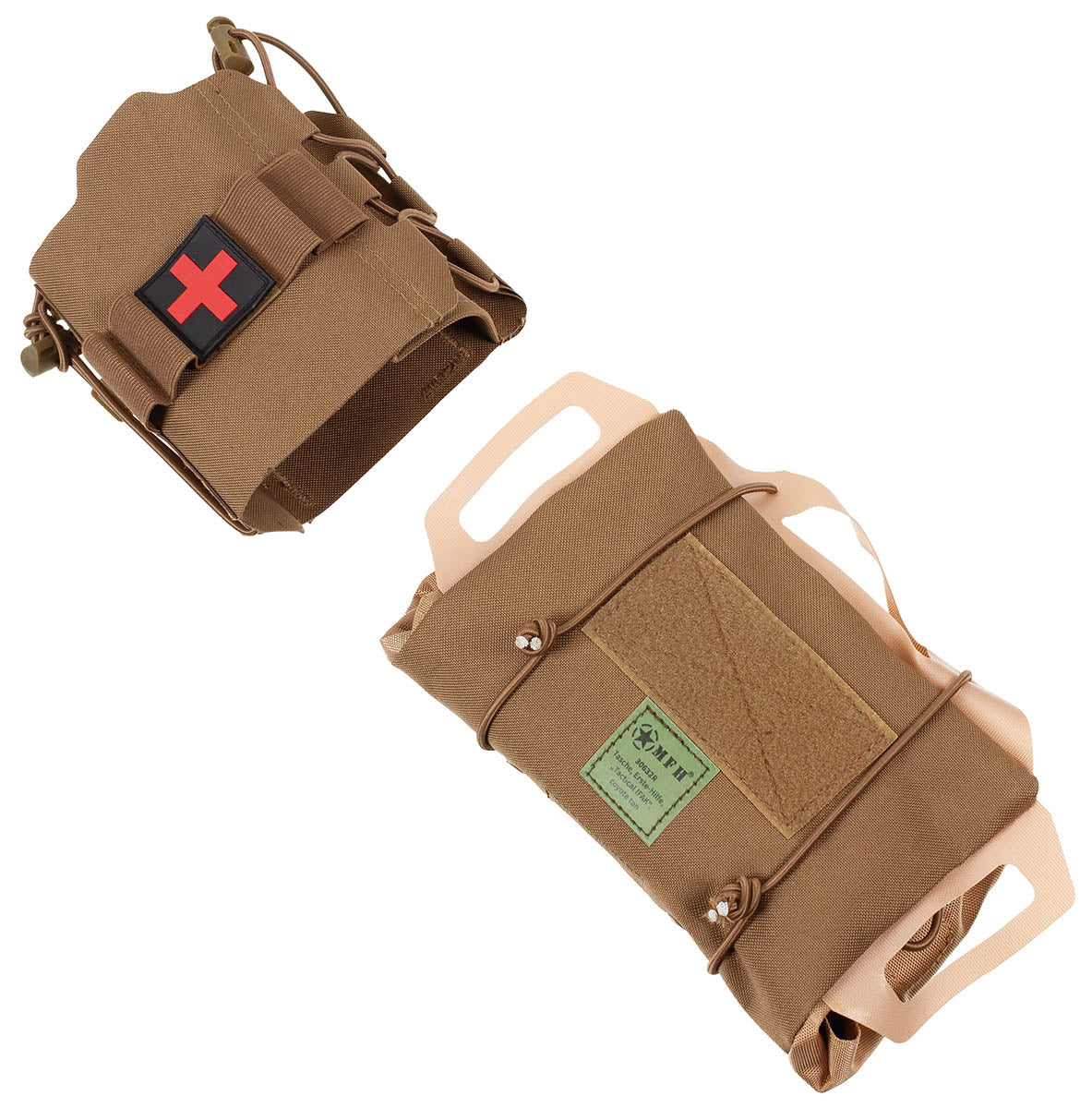 Husă IFAK "Tactical IFAK" Coyote MFH - Acces Rapid, Compatibil MOLLE