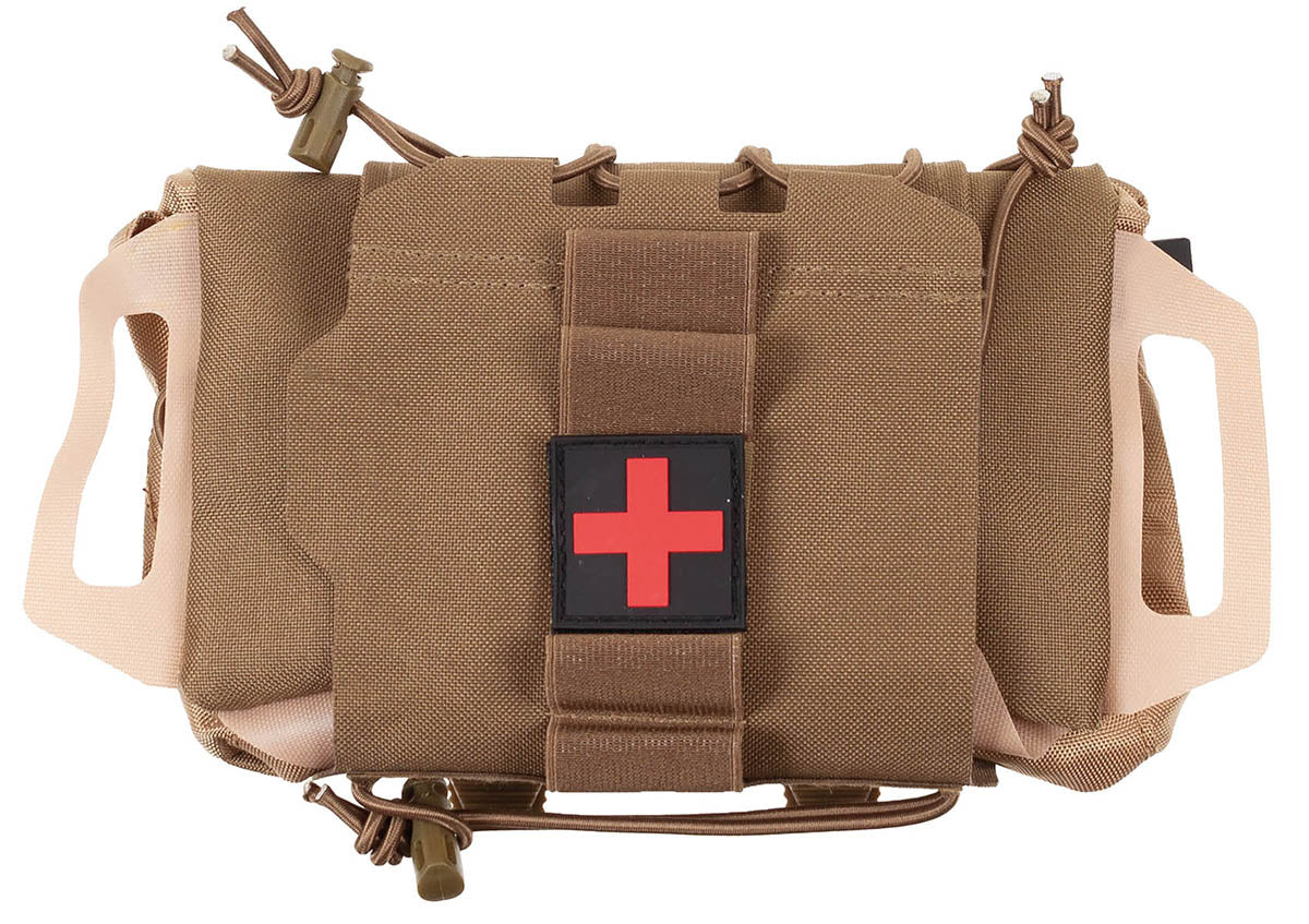 Husă IFAK "Tactical IFAK" Coyote MFH - Acces Rapid, Compatibil MOLLE