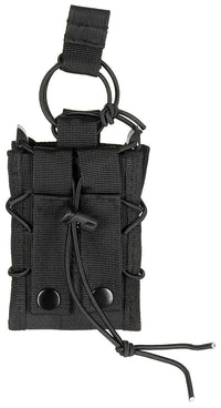 Husă încărcător "Bungee Lock" Negru MFH - Compatibil 5.56, MOLLE