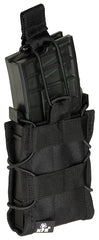 Husă încărcător "Bungee Lock" Negru MFH - Compatibil 5.56, MOLLE