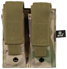 Husă încărcător dublă MOLLE Operation Camo MFH - 100% Poliester, Sistem MOLLE