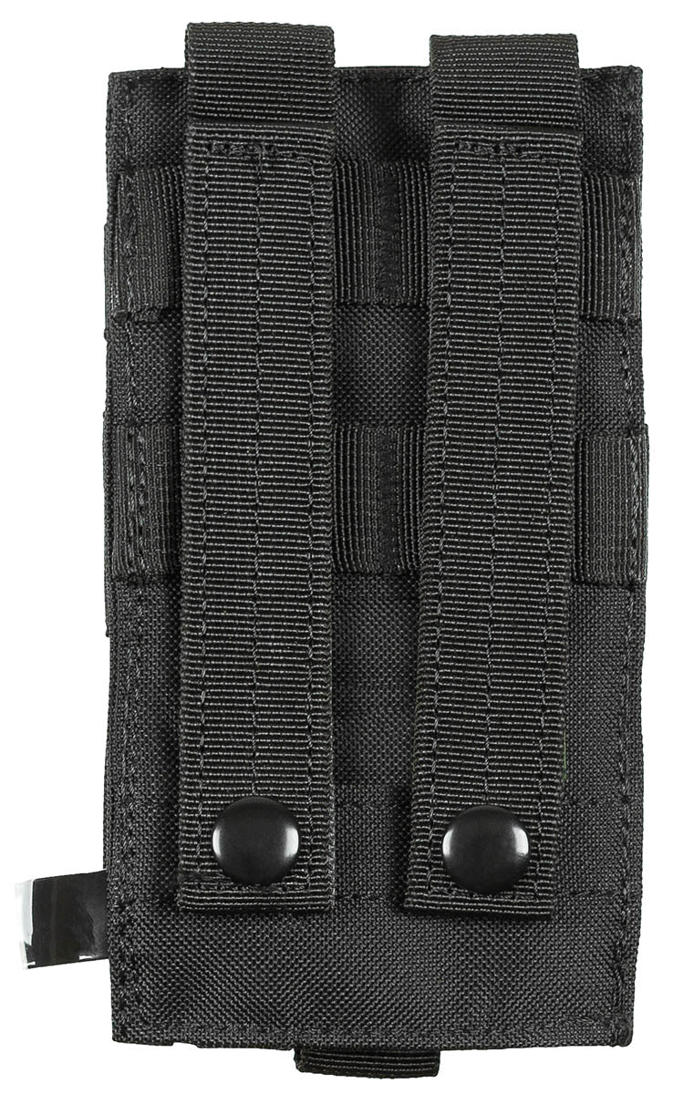 Husă Încărcător Magazintasche Negru MFH - 100% Poliester, 2 Curele MOLLE