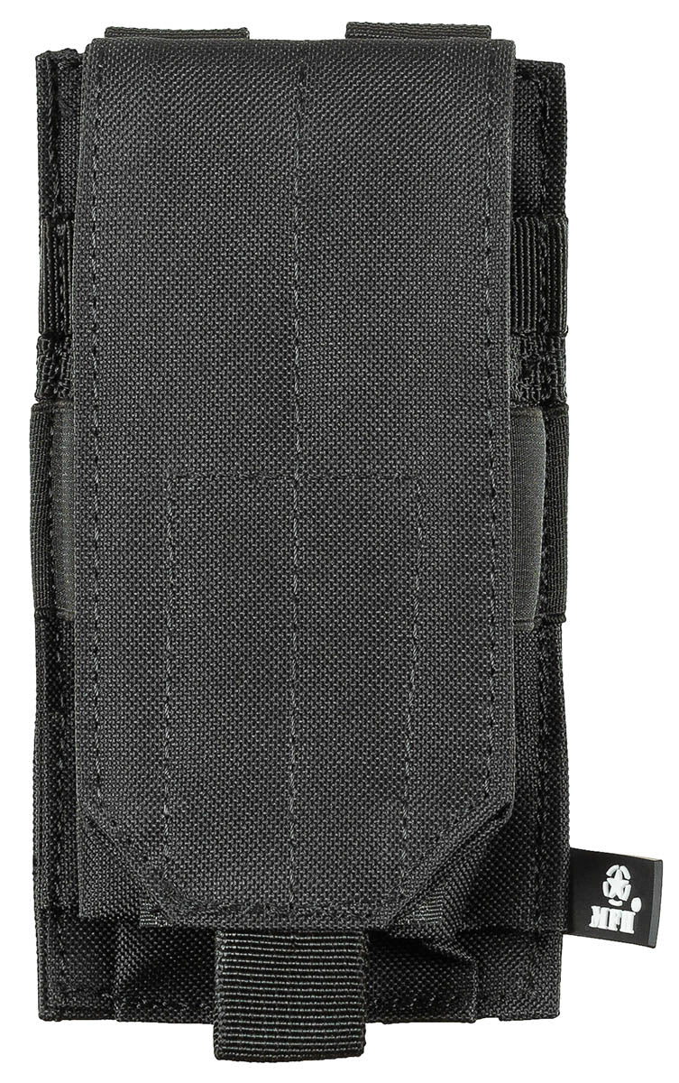 Husă Încărcător Magazintasche Negru MFH - 100% Poliester, 2 Curele MOLLE
