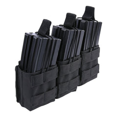 Husă Mag Triple Stacker M4 Negru - Stocare Critică, Acces Imediat
