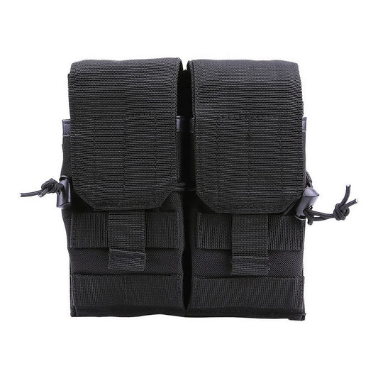 Husă Magazie Airsoft Dublă Negru - Acces Rapid, Fiabilitate Tactică