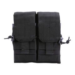 Husă Magazie Airsoft Dublă Negru - Acces Rapid, Fiabilitate Tactică