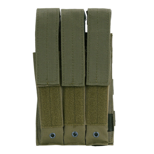 Husă Magazie Molle Triple Verde - Pregătire Completă, Acțiune Rapidă