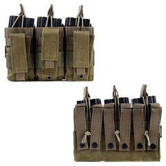 Husă Magazii Triple Kangaroo M4 Verde Condor - Organizare Tactica Superioară