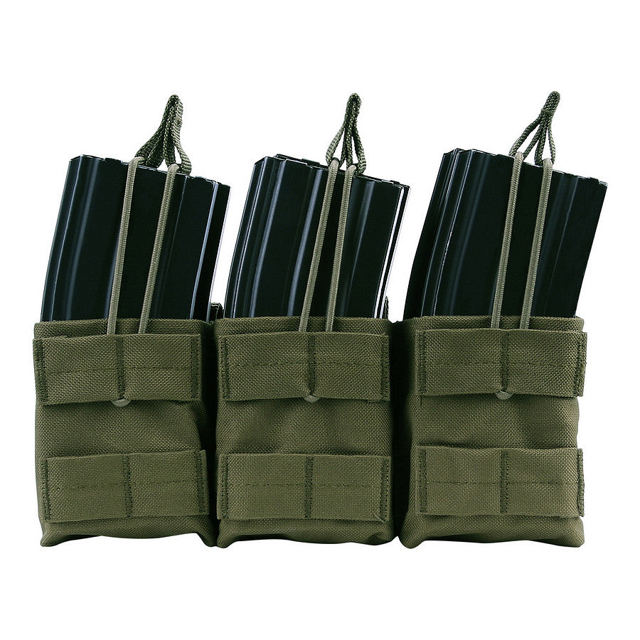 Husa Magazii Triple Stacker M4 Groen - Suport Sigur 6 Magazii M4/M16