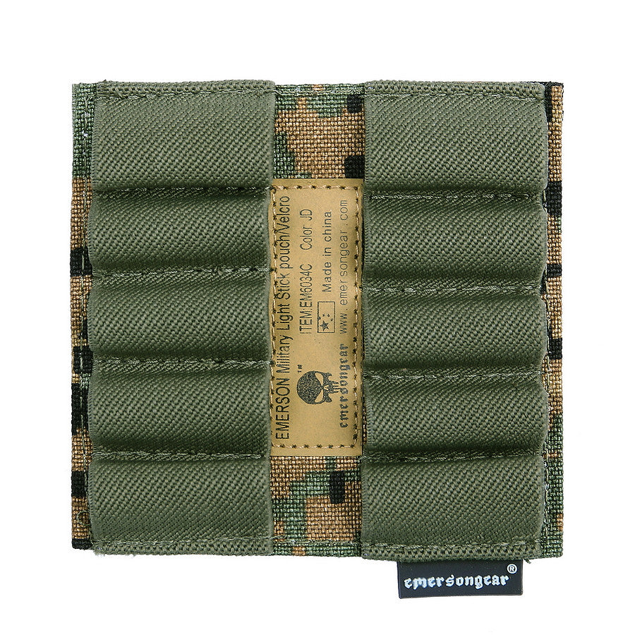 Husă Military Lightstick Pouch Velcro Digital Camo - Acces Rapid & Securitate