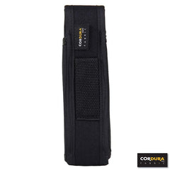 Husă Mini Lanternă 2AA Cordura DP217 Negru - Acces Esențial Rapid