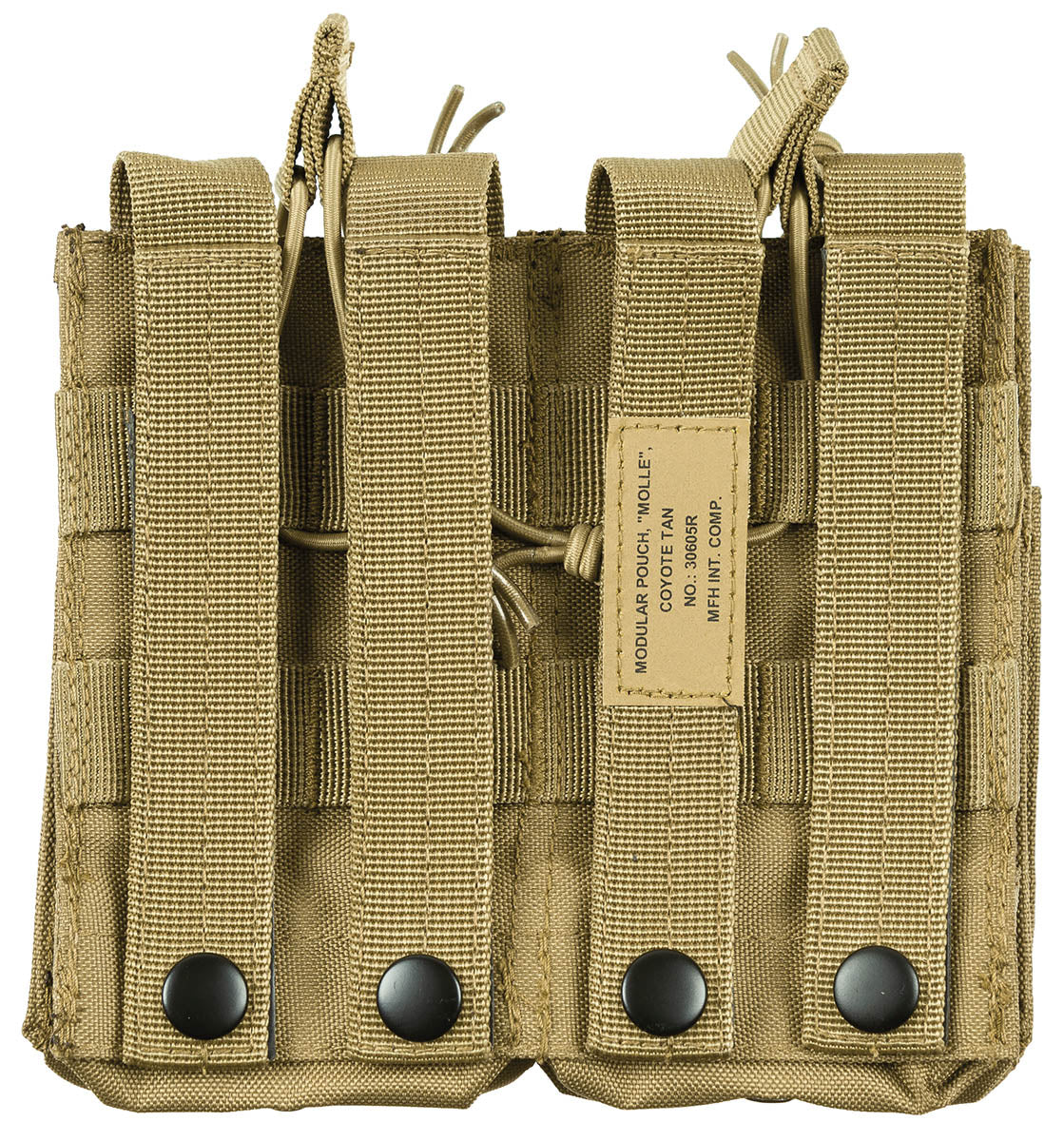 Husă Modulară MOLLE Coyote MFH - 2 Compartimente Mari, 4 Prinderi MOLLE