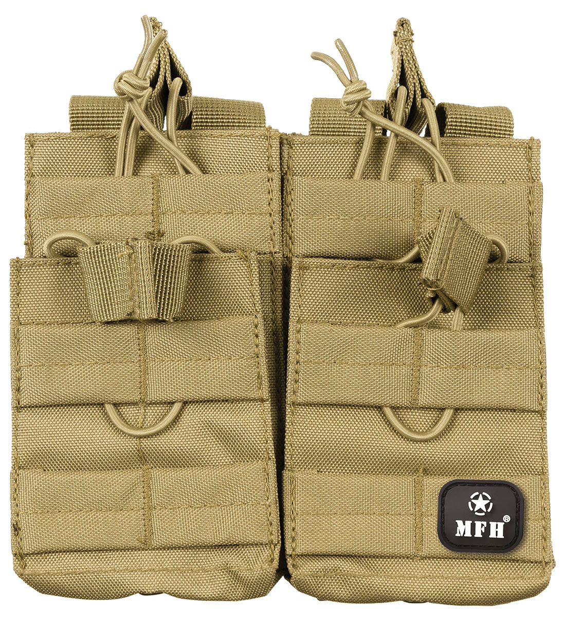 Husă Modulară MOLLE Coyote MFH - 2 Compartimente Mari, 4 Prinderi MOLLE