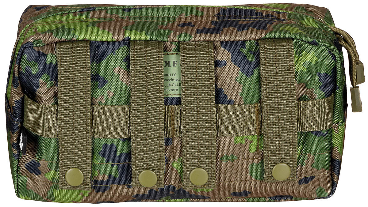 Husă MOLLE Multifuncțională Mare M05 Camo MFH - Fermoar 2-way, 190g